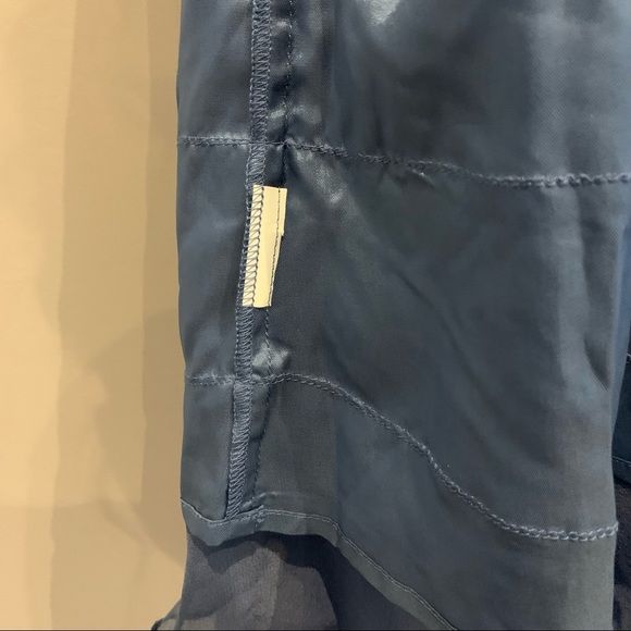 Tristan Size 8 Blue Silk Formal Dress - Picture 12 of 13